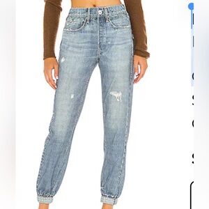 rag & bone Light Blue Boyfriend Jeans